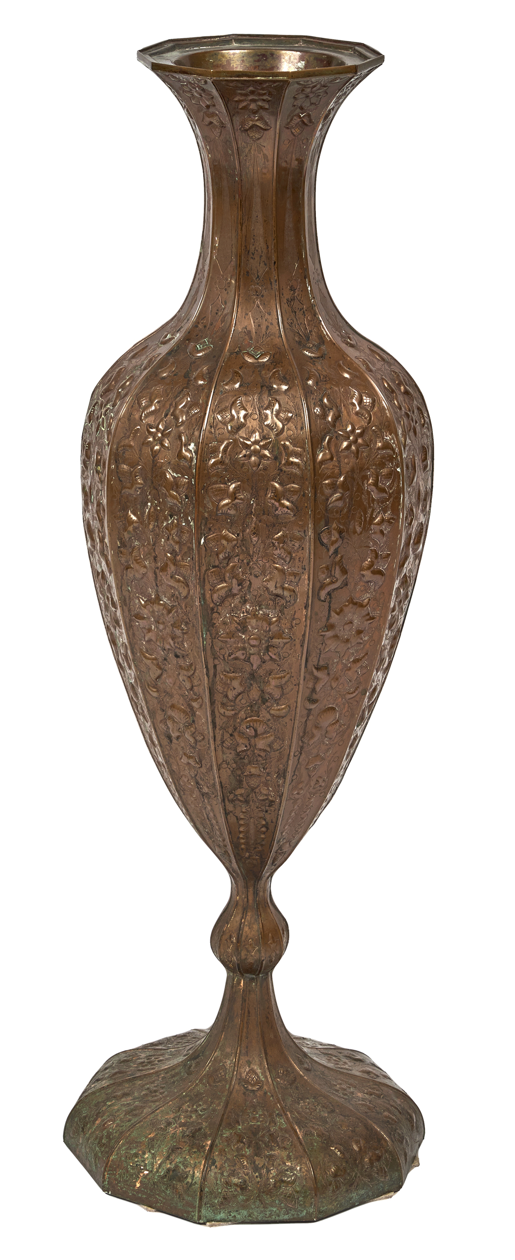 English Arts & Crafts copper vase | Treadway Gallery
