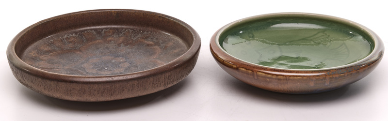 Rookwood Pottery decorative bowls, two