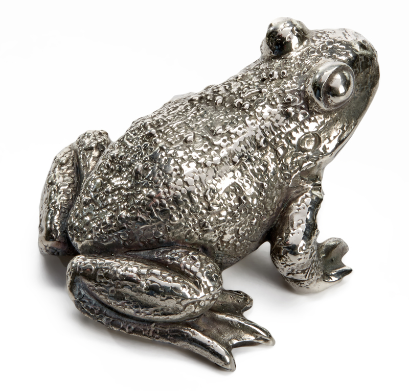 Mazzucato toad sculpture