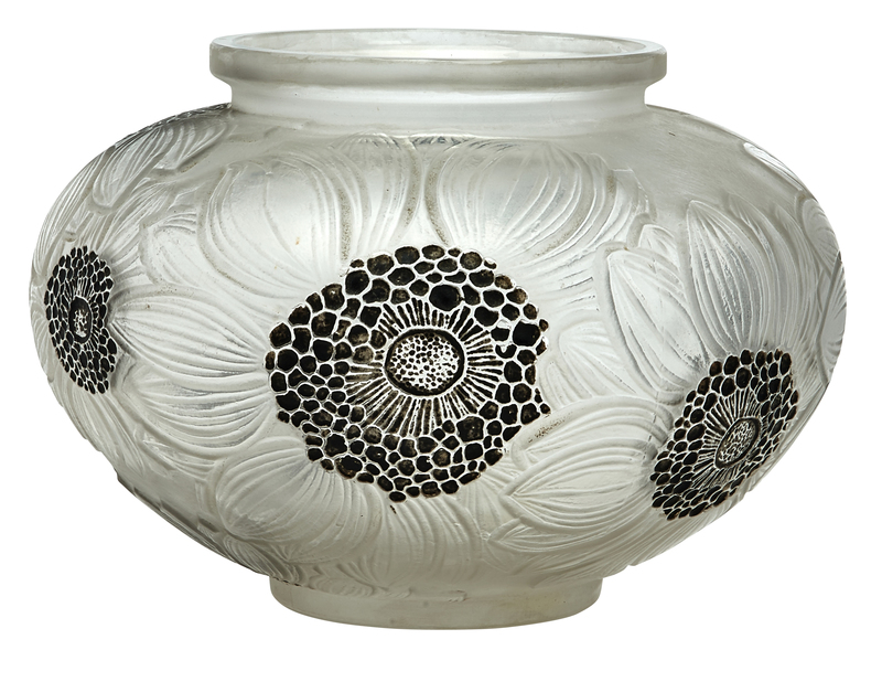 Rene Lalique Dahlias vase