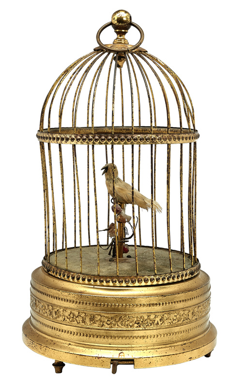 Karl Griesbaum musical bird cage automaton 