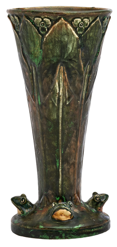 Weller Pottery Coppertone vase