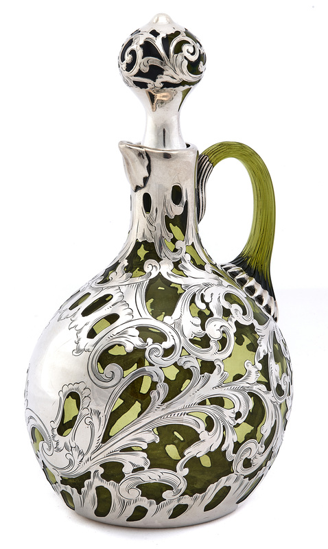 American art nouveau handled jug