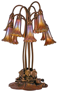 Tiffany Studios Ten-light Lily Lamp
