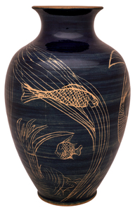 James McConnell Anderson for Shearwater Fish vase