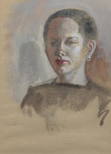 Hughie Lee Smith Portrait of a Woman