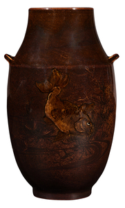 Albert Valentien for Rookwood Pottery Fish vase