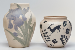 Weller vases, two 