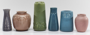 Rookwood Pottery, group of six