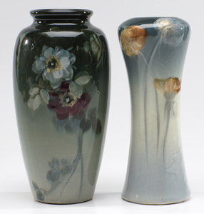 Weller vases, two 
