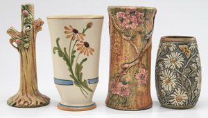 Weller vases four