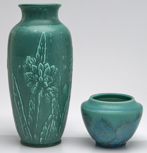 Rookwood Pottery, two vases