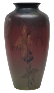 Elizabeth Lincoln for Rookwood Pottery Floral vase