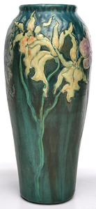 Newcomb College, in the style of Orchids vase
