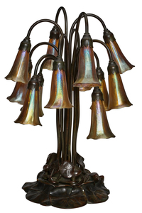 Tiffany Studios twelve lilly table lamp
