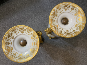 Royal Vienna vases, pair