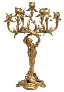 Art Nouveau candelabra