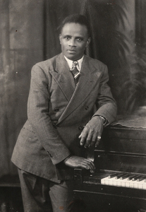 James VanDerZee Studio Portrait of a Gentleman at the Piano