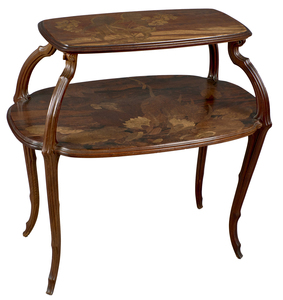 Galle marquetry table