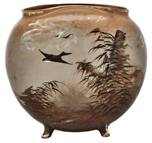 Rookwood Pottery by Albert Valentien Swallows vase