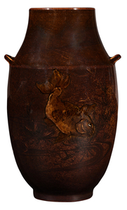 Rookwood Pottery by Albert Valentien Fish vase