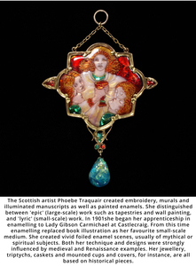 Phoebe Anna Traquair Holy Grail pendant, attribution