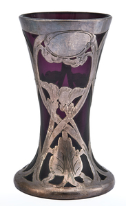 Austrian glass vase