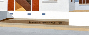 Edmund D. Lewandowski painting 