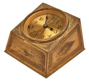Tiffany Studios desk clock